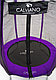 Батут Calviano 140 см - 4,5ft OUTSIDE master Фиолетовый, фото 6