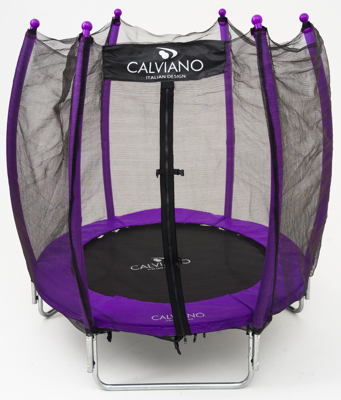 Батут Calviano 140 см - 4,5ft OUTSIDE master Фиолетовый - фото 3 - id-p226206241