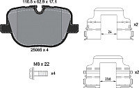 Тормозные колодки Textar 2508501