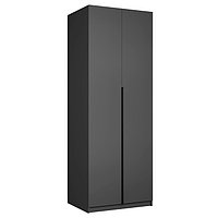 Шкаф распашной «Локер», 800×530×2200 мм, 2-х дверный, без полок, 1 ящик, серый диамант