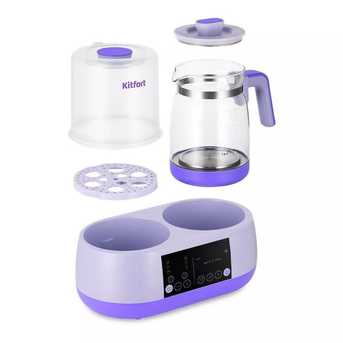 Чайник-стерилизатор Kitfort КТ-2327, 800 Вт, фиолетовый - фото 5 - id-p226209231
