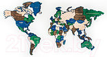 Декор настенный Woodary Карта мира L / 3139, фото 2