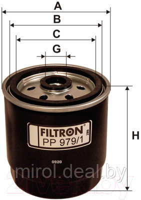 Топливный фильтр Filtron PP979/1 - фото 1 - id-p226211938