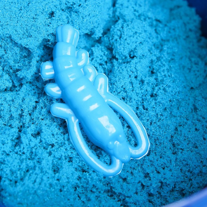 Космический песок, вес 0,5 кг, голубой - фото 2 - id-p226214059