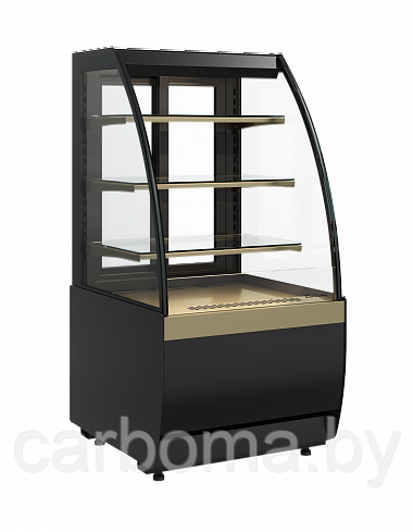 Кондитерская витрина Carboma FLANDRIA K70 VM 0,6-2 STANDARD открытая (версия 2.0) +4...+12