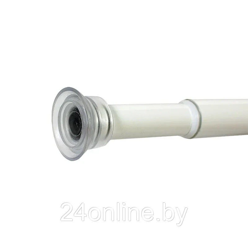 Карниз для ванны телескопический Comfort Alumin Group 70-120 см белый - фото 1 - id-p226236774