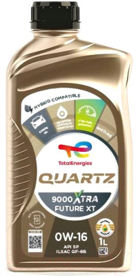 Моторное масло Total Quartz 9000 Xtra Future XT 0W16 - фото 1 - id-p226229776