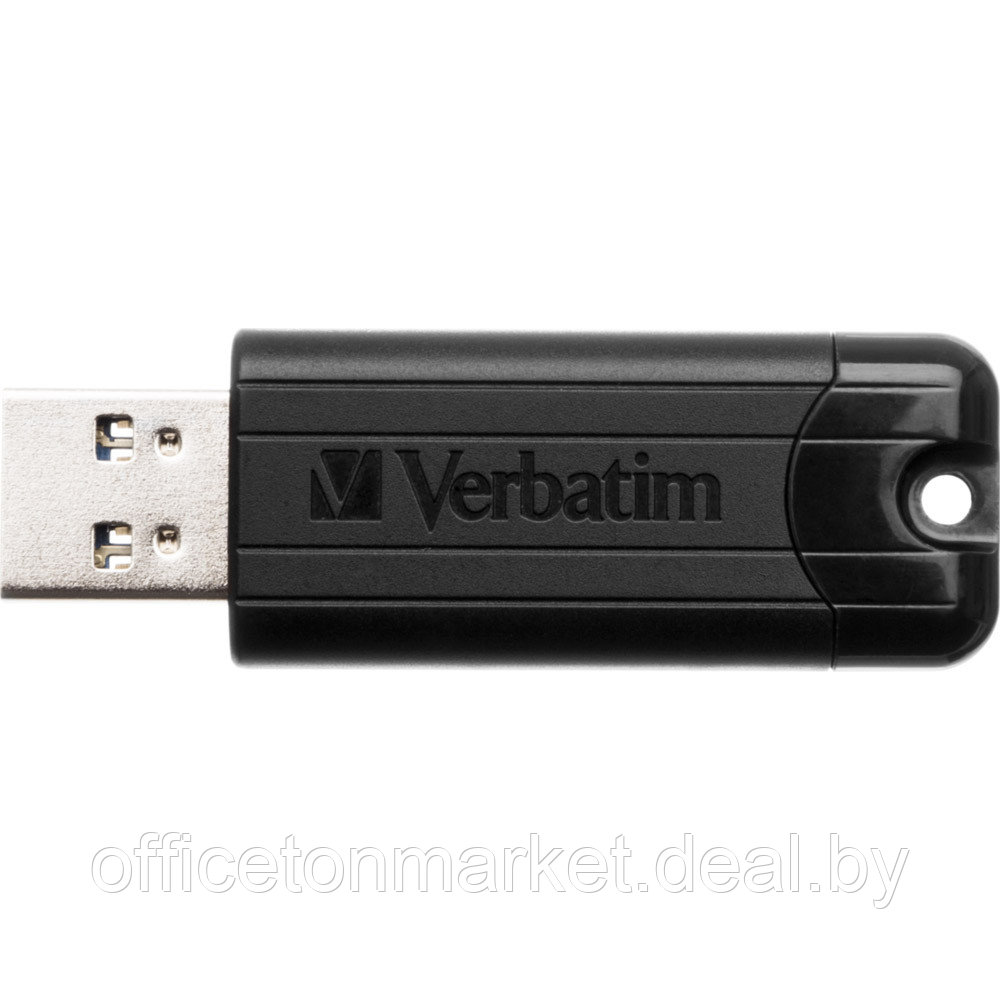 Карта памяти USB Flash 3.2 32 Gb "PinStripe Store 'n' Go" пластик, черный - фото 1 - id-p224973075