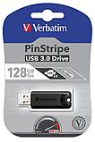 Карта памяти USB Flash 3.2 32 Gb "PinStripe Store 'n' Go" пластик, черный, фото 6