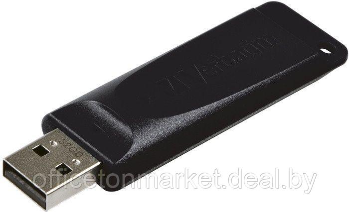 USB-накопитель "Slider", 32 гб, usb 2.0, черный - фото 1 - id-p224973076