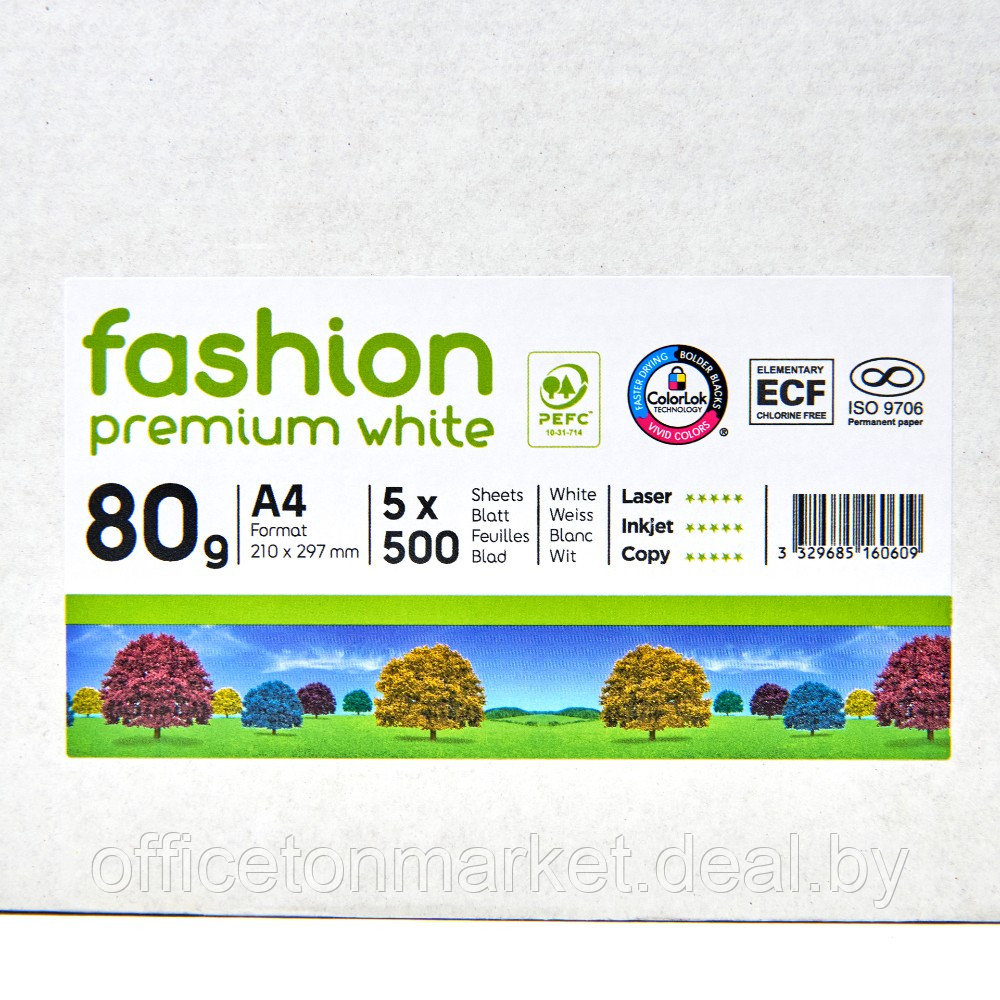 Бумага "Fashion Premium", А4, 500 листов, 80 г/м2 - фото 5 - id-p225152122
