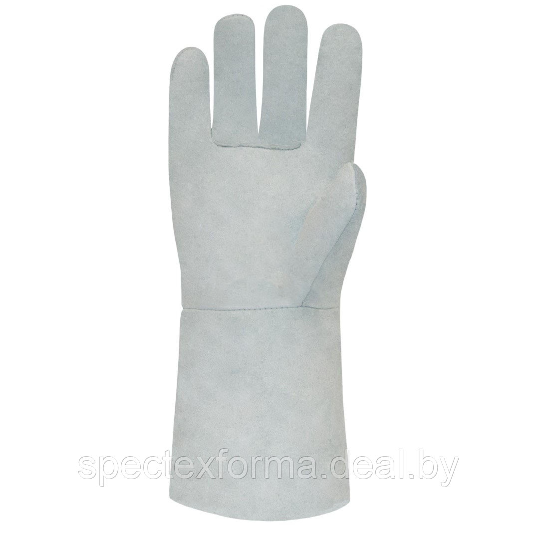 Краги (перчатки) спилковые, 36см., К1400 - фото 2 - id-p226239146