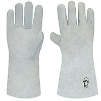 Краги (перчатки) спилковые, 36см., К1400