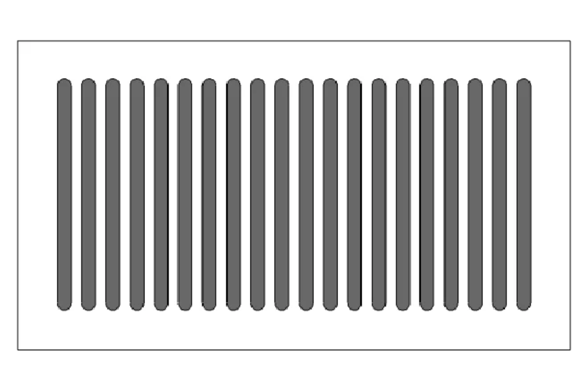 Магнитная решетка 110-55 арт. 2025, белая