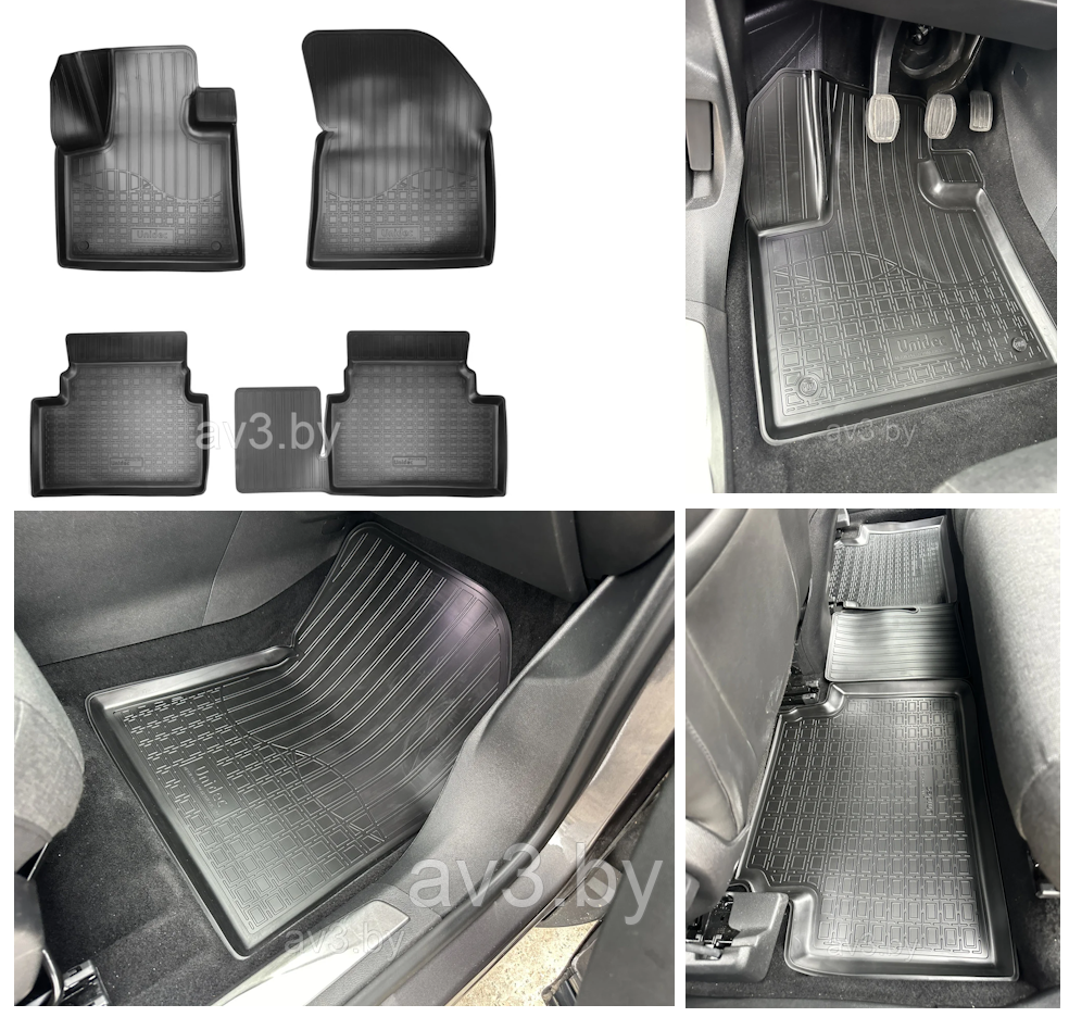 Коврики в салон Citroen C5 Aircross 3D-форма (2018-) (Norplast) купить ...