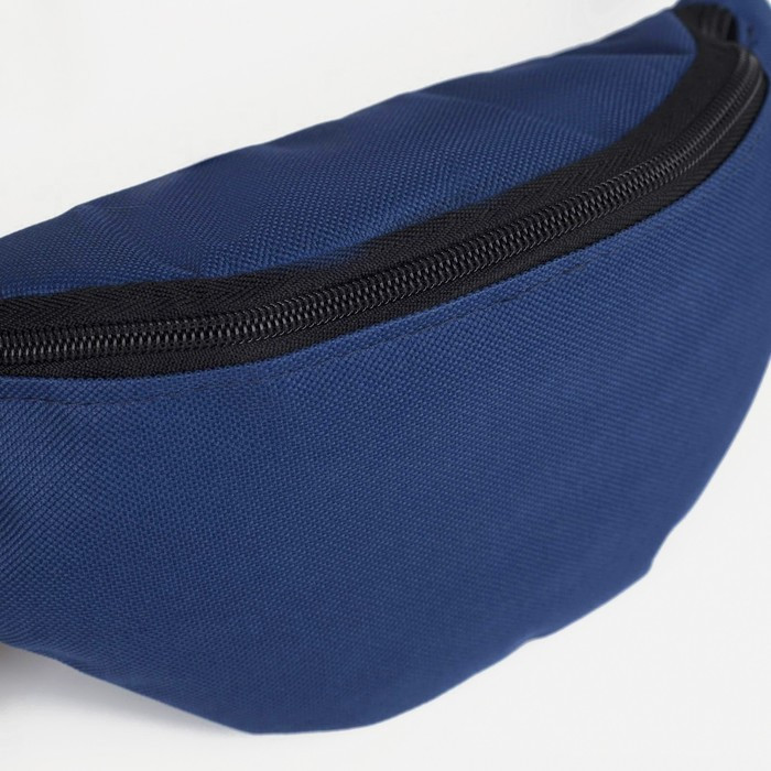 Поясная сумка на молнии, цвет синий - фото 3 - id-p226240091