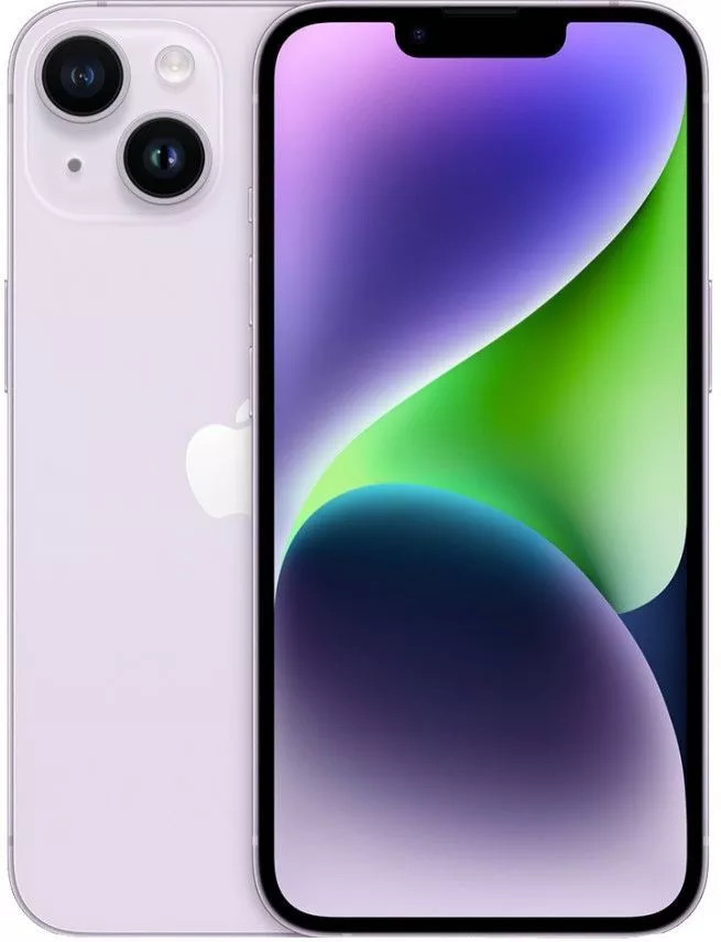 Смартфон Apple iPhone 14 128GB (фиолетовый) - фото 1 - id-p226239363