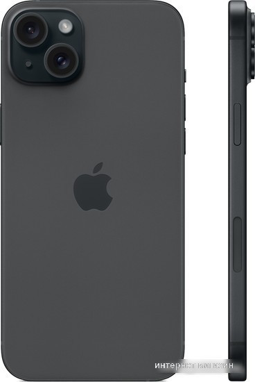 Смартфон Apple iPhone 15 Plus Dual SIM 256GB (черный) - фото 2 - id-p226239365