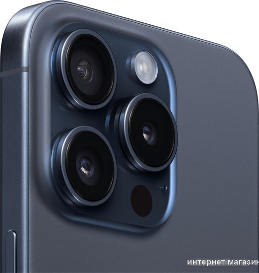 Смартфон Apple iPhone 15 Pro Dual SIM 128GB (синий титан) - фото 4 - id-p226239367