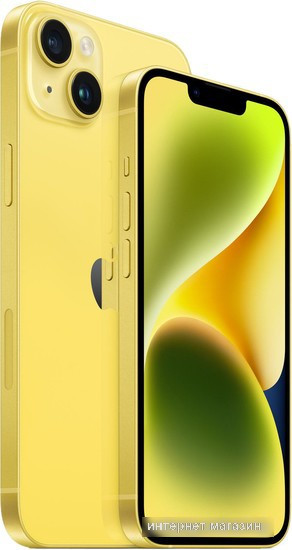 Смартфон Apple iPhone 14 Plus Dual SIM 256GB (желтый) - фото 2 - id-p226239368