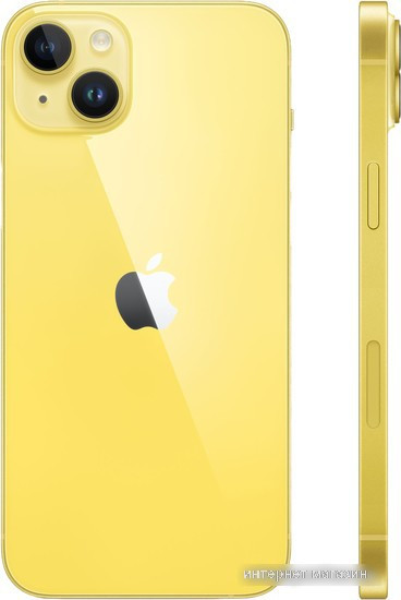Смартфон Apple iPhone 14 Plus Dual SIM 256GB (желтый) - фото 3 - id-p226239368
