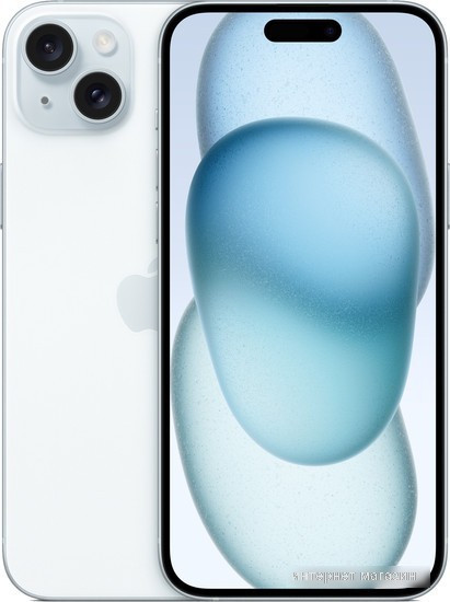 Смартфон Apple iPhone 15 Plus Dual SIM 256GB (голубой) - фото 1 - id-p226239370