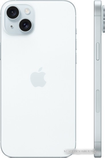 Смартфон Apple iPhone 15 Plus Dual SIM 256GB (голубой) - фото 2 - id-p226239370