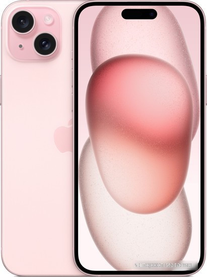 Смартфон Apple iPhone 15 Plus 128GB (розовый) - фото 1 - id-p226239372