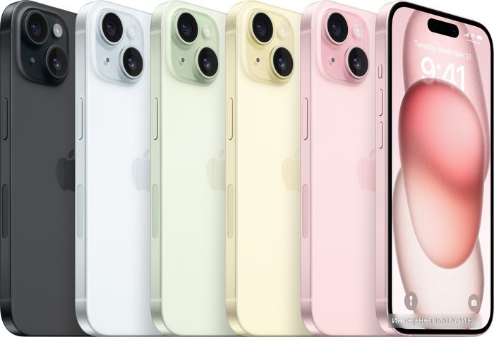 Смартфон Apple iPhone 15 Plus 128GB (розовый) - фото 4 - id-p226239372