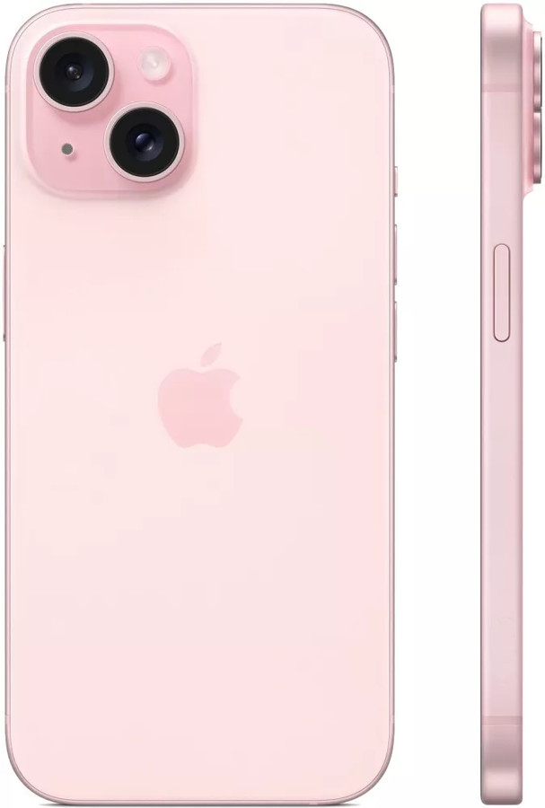 Смартфон Apple iPhone 15 128GB (розовый) - фото 2 - id-p226239384