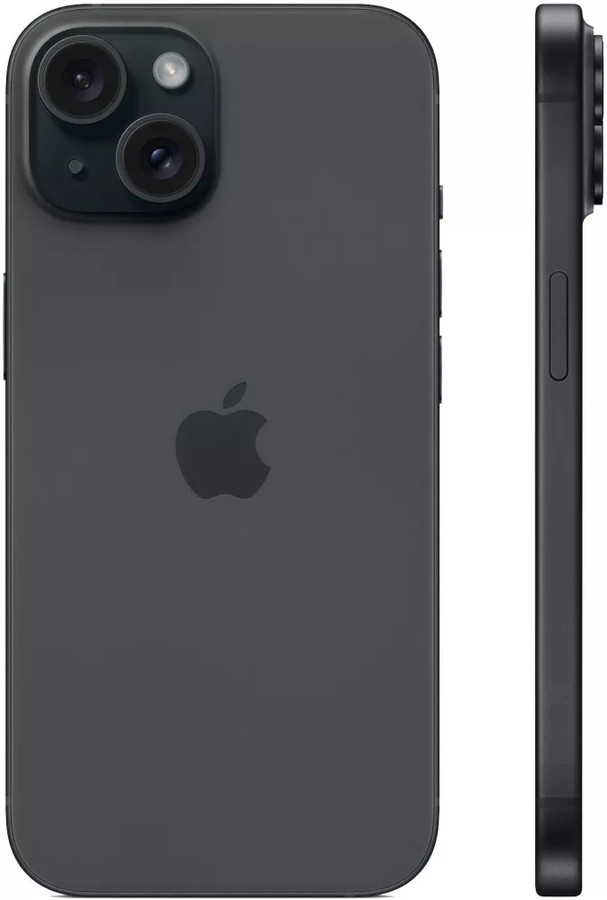 Смартфон Apple iPhone 15 128GB (черный) - фото 2 - id-p226239385