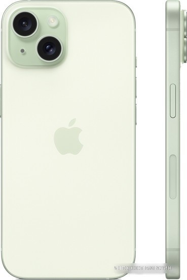 Смартфон Apple iPhone 15 Dual SIM 256GB (зеленый) - фото 2 - id-p226239401