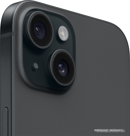 Смартфон Apple iPhone 15 Dual SIM 128GB (черный) - фото 3 - id-p226239409