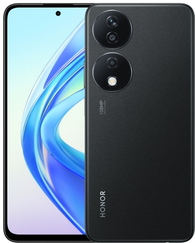 Смартфон HONOR X7b 8GB/128GB международная версия с NFC (глубокий черный) - фото 1 - id-p226239430