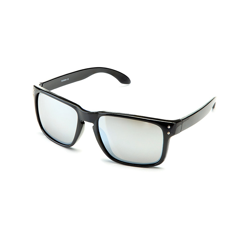 Очки солнцезащитные 2K S-14009-E чёрный глянец/серебристый revo