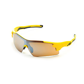 Очки солнцезащитные 2K S-14058-B жёлтые/дымчатые зеркальные