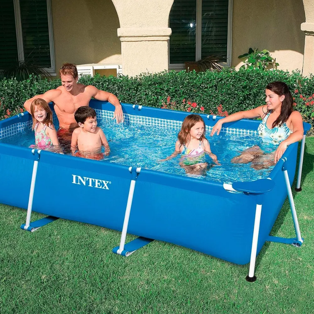 Каркасный прямоугольный бассейн Rectangular Frame Pool Intex28270