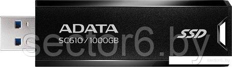 Внешний накопитель ADATA SC610 1000GB SC610-1000G-CBK/RD, фото 2