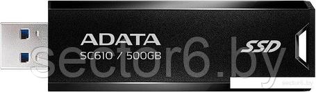 Внешний накопитель ADATA SC610 500GB SC610-500G-CBK/RD, фото 2