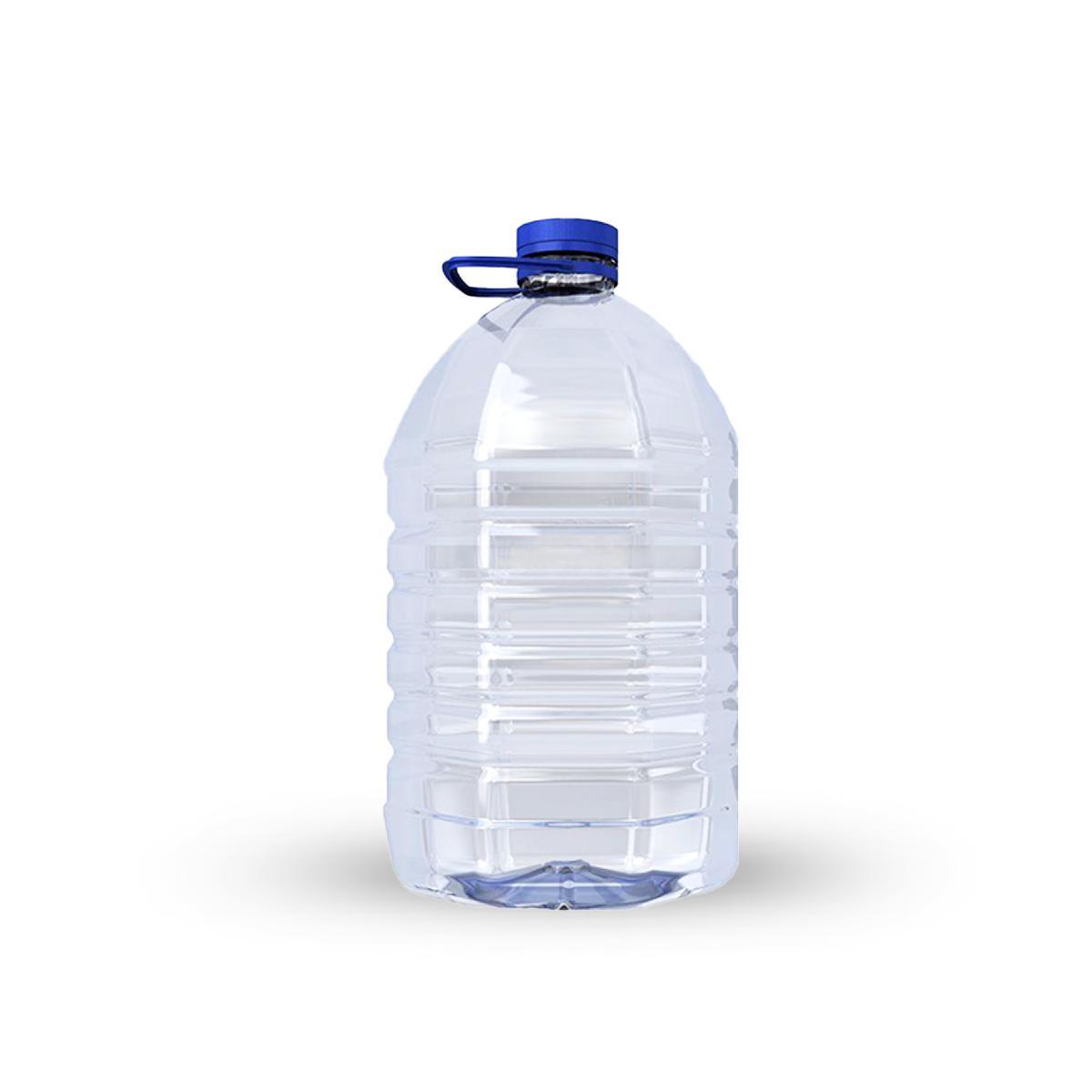 Бутылка пластиковая 5 л с колпачком и ручкой - фото 1 - id-p226241173