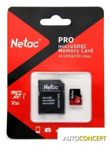 Карта памяти Netac P500 Extreme Pro 128GB NT02P500PRO-128G-R + адаптер - фото 2 - id-p219207556