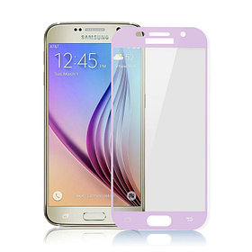 Защитное стекло для Samsung Galaxy A3 2017 (A320) с полной проклейкой (Full Screen), розовое золото