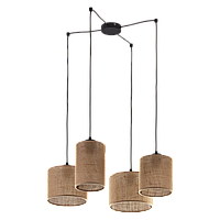 Подвесная коричневая люстра JUTA 6585 TK LIGHTING Бохо / Бохо шик / Рустик / Скандик-эко