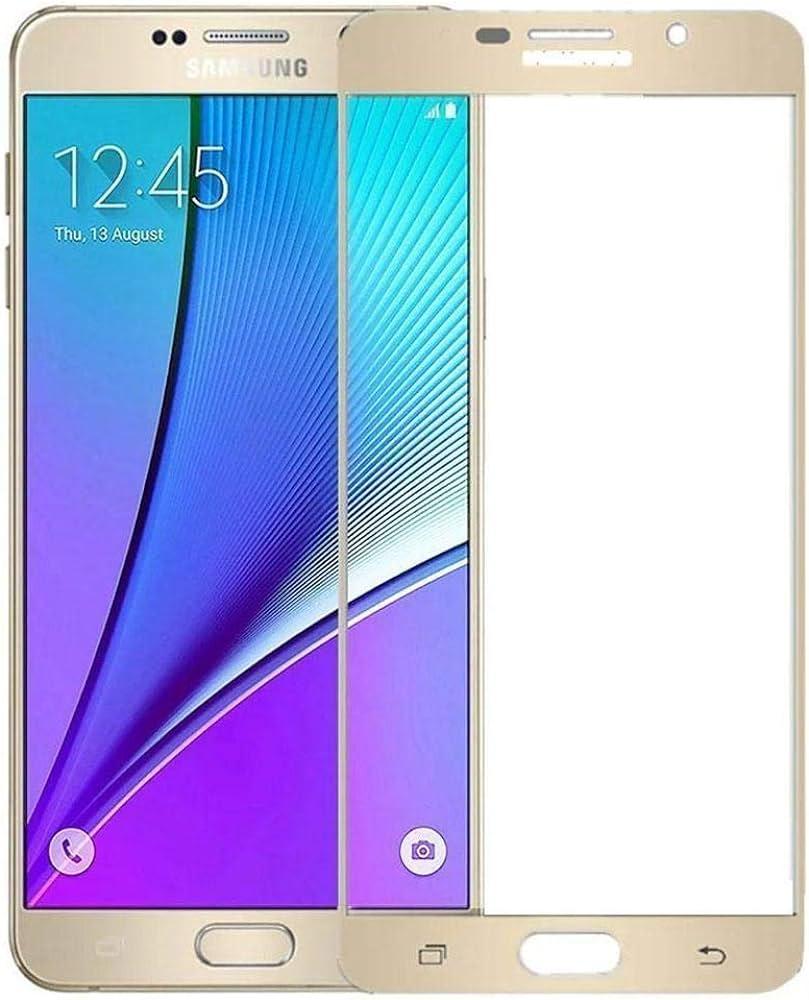 Защитное стекло для Samsung Galaxy A5 2016 (A510) с полной проклейкой (Full Screen), золотое - фото 1 - id-p226242140