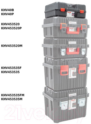 Ящик для инструментов Kistenberg Heavy Tool Case 40 / KHV40B-S411 - фото 7 - id-p226242282