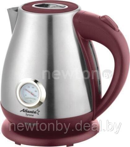 Электрический чайник Atlanta ATH-2438 (бордовый) - фото 1 - id-p226244637