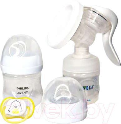 Набор для грудного вскармливания Philips AVENT Natural Motion с бутылочкой для кормления / SCD210/03 - фото 1 - id-p226248644