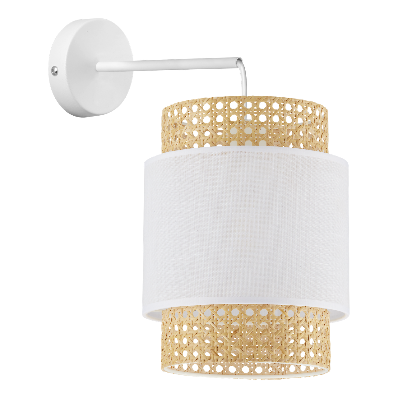 BOHO WHITE 6538 TK LIGHTING НАСТЕННЫЙ БЕЛЫЙ СВЕТИЛЬНИК