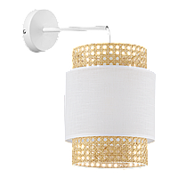 BOHO WHITE 6538 TK LIGHTING НАСТЕННЫЙ БЕЛЫЙ СВЕТИЛЬНИК