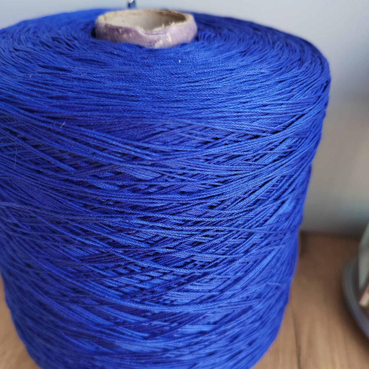 Пряжа Ecafil art Doria 100%мерсеризованный хлопок 600м 100г цвет: яркий синий - фото 2 - id-p208181767